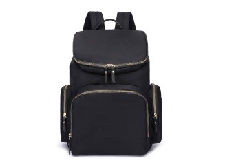 HaloVa Mochila de Maternidade Multifuncional Expansível Preta