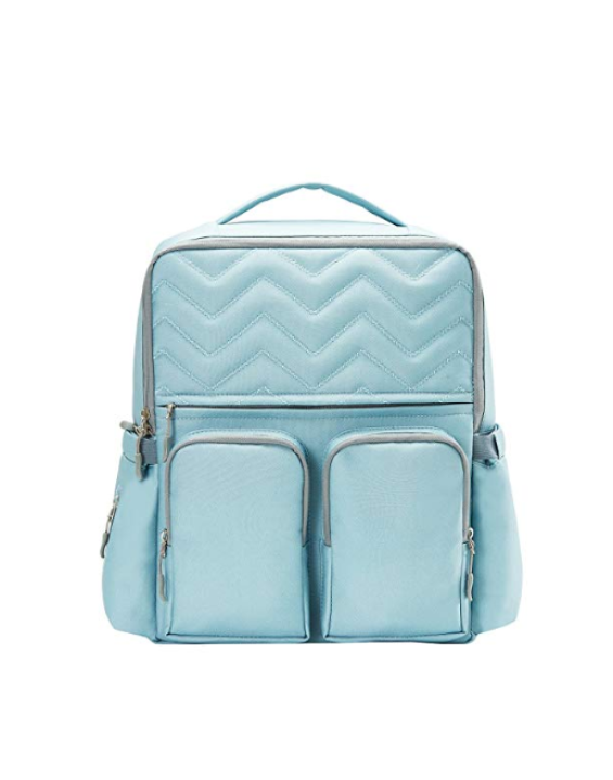 SoHo Designs Mochila de Maternidade Multifuncional Azul com Acessórios
