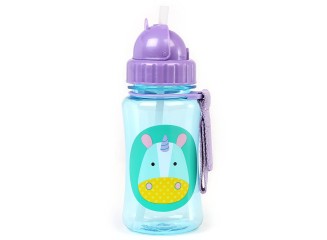 Skip Hop Garrafa com Canudo Zoo Unicórnio 354ml