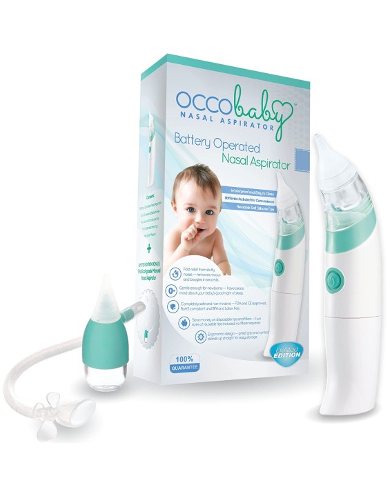 OCCObaby Aspirador Nasal para Bebês a Bateria
