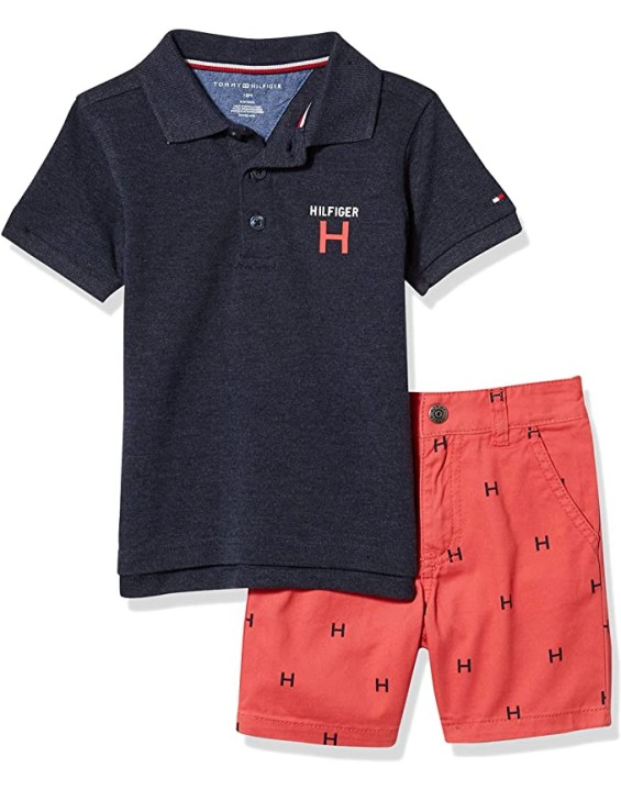 Tommy Hilfiger Conjunto Infantil para Menino Duas Peças