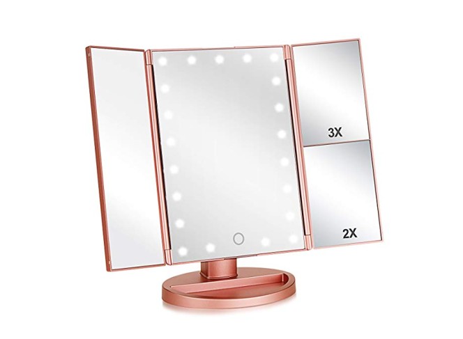 BYDI Espelho para Maquiagem com LED
