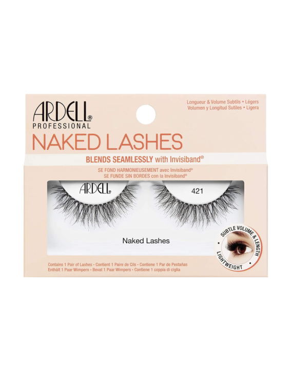 Ardell Cílios Postiços Naked Lashes 421 com Base Invisível