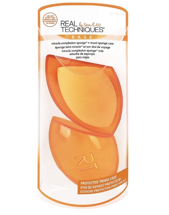 Real Techniques Esponja para Maquiagem Miracle Complexion com Capa