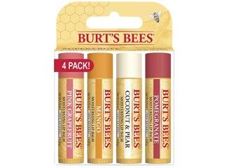 Burt's Bees Kit Hidratante Labial Lip Balm (4 unidades)