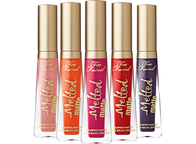 Too Faced Batom Melted Matte (Cores)