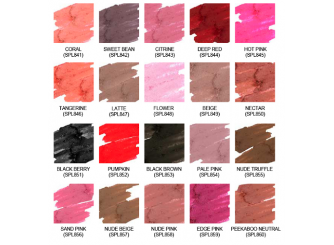 NYX Slim Lápis Labial Cores