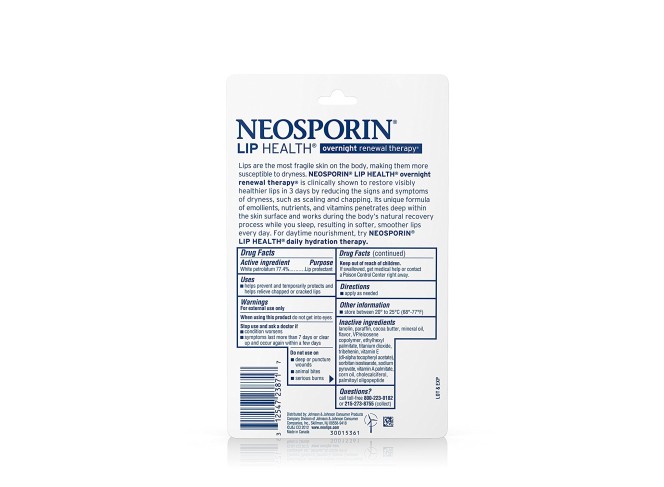 Neosporin Lip Health Overnight  Lip Balm Hidratante Labial