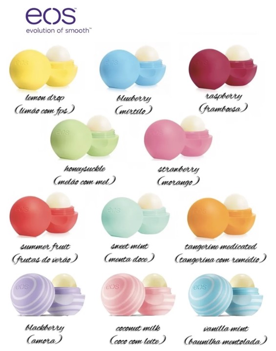 EOS Hidratante Labial Lip Balm (Modelos)
