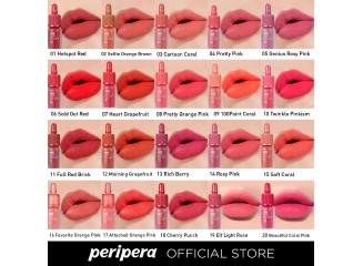 Peripera Lip Tint Efeito Aveludado Ink Velvet (Cores)