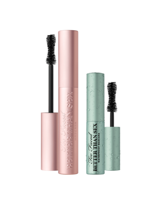 Too Faced Kit Máscara de Cílios Better Than Sex (Regular e A prova d'água)