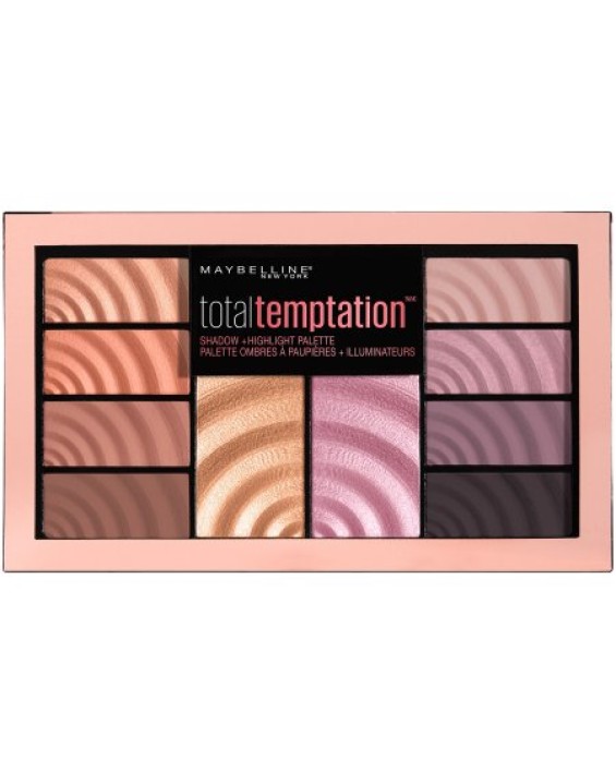 Maybelline Paleta de Sombra e Iluminador Total Temptation
