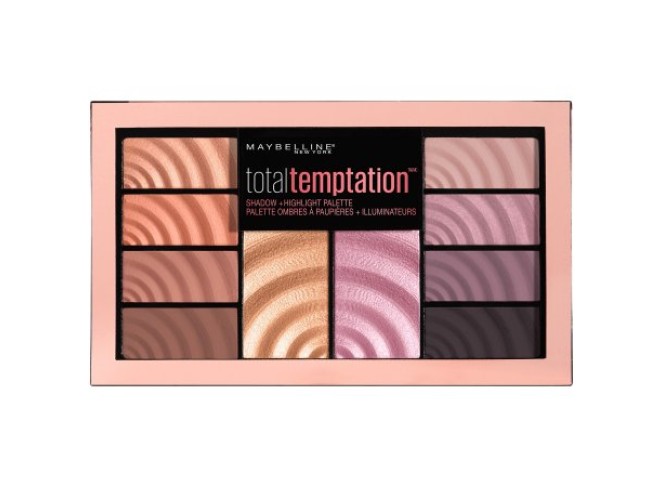 Maybelline Paleta de Sombra e Iluminador Total Temptation