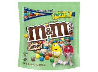 M&M'S Chocolate Confeitado Crocante Crispy Party Size 850g