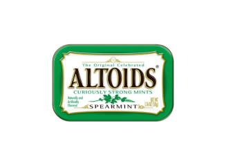 Altoids Bala Pastilha Sabor Spearmint Hortelã Lata (Contém 50)	