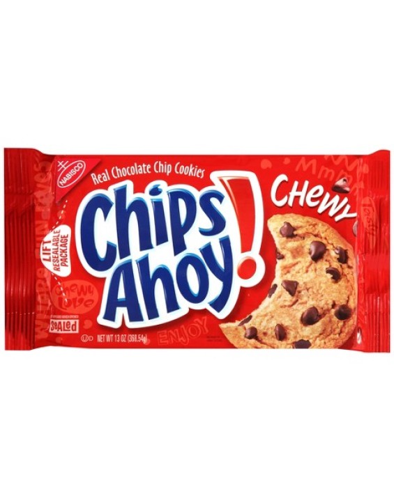 Chips Ahoy! Cookies com Gotas de Chocolate Sabor Chewy Chocolate 