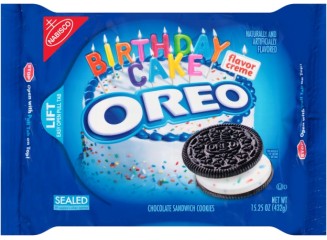 Nabisco Biscoito Recheado Oreo Sabor Birthday Cake