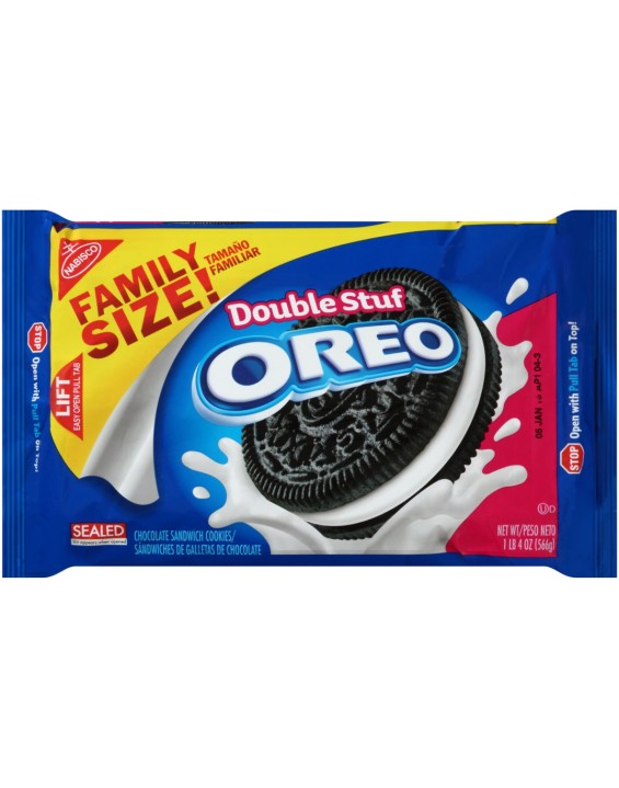 Nabisco Biscoito Recheado Oreo Double Stuff Family Size