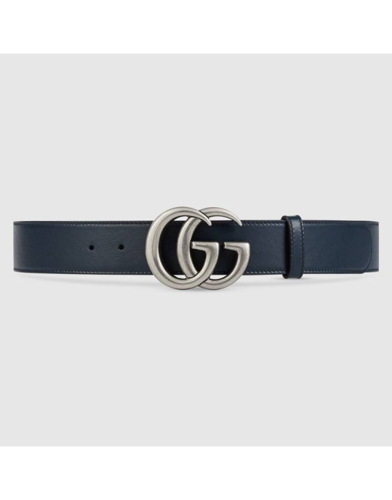 GUCCI Cinto Marmont Fivela Double G Prata