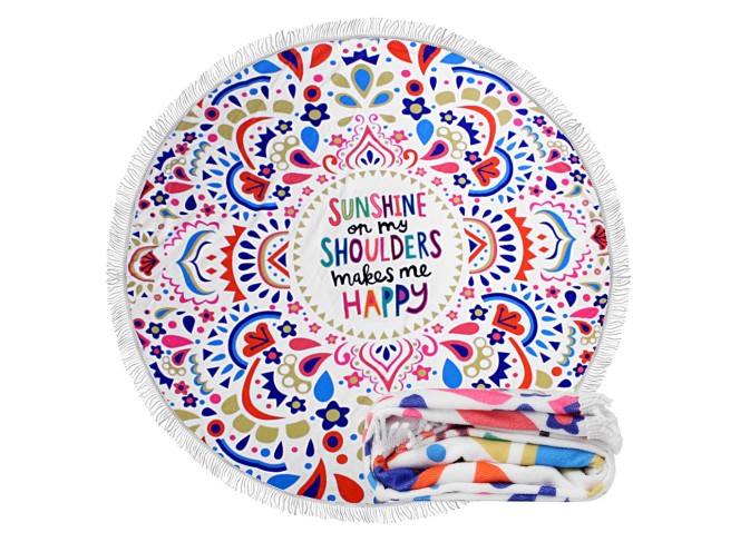 Toalha de Praia Yoga Sunshine On My Shoulders 