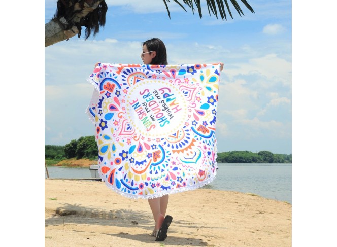 Toalha de Praia Yoga Sunshine On My Shoulders 