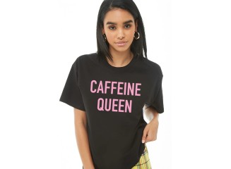 BYDI Camiseta T-shirt Caffeine Queen