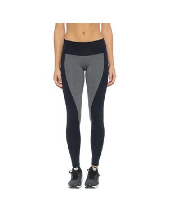 Calça Legging Esportiva Cinza e Preta
