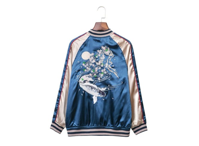 BYDI Jaqueta Bomber Bordada Carpas