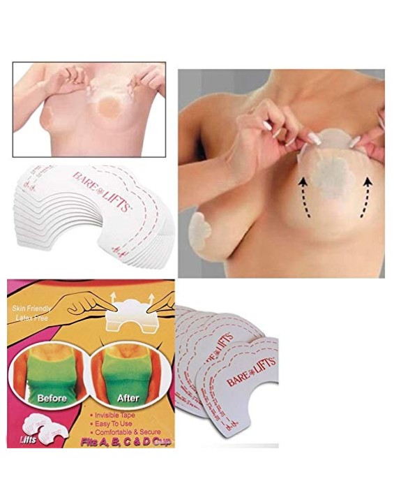 Bare Lifts Kit Adesivo Sutiã Invisível (10 Pares)