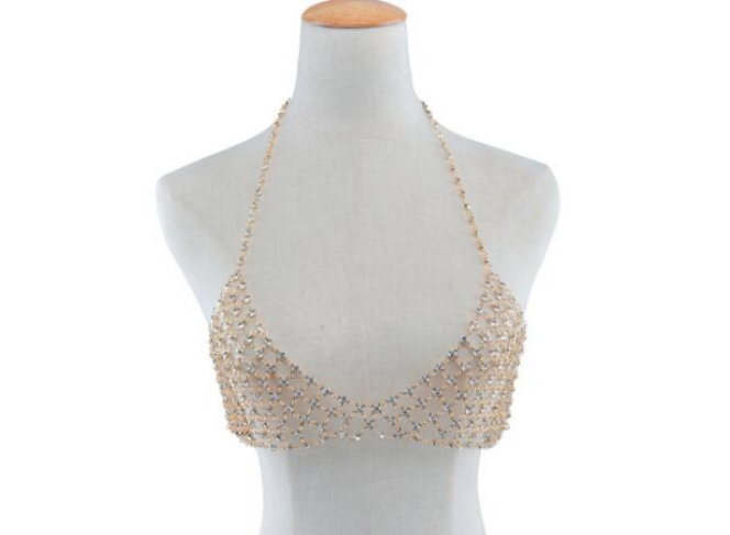 Sutia de Strass Bodychain Bella