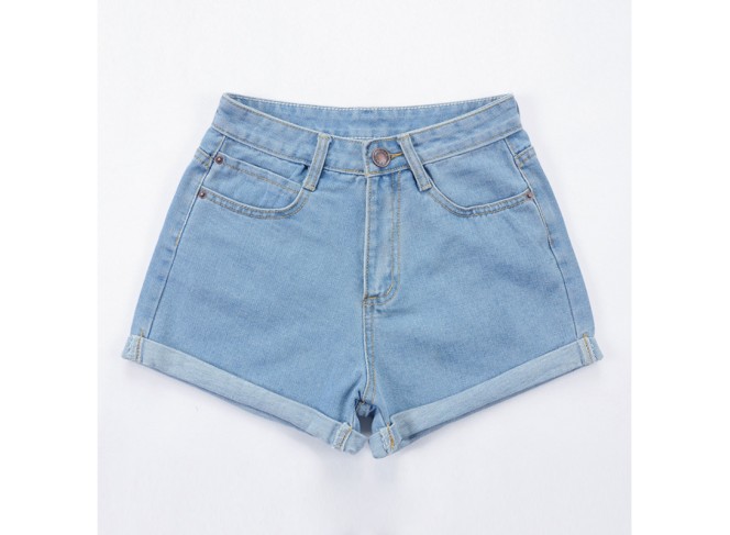 BYDI Short Jeans Cintura Alta Básico