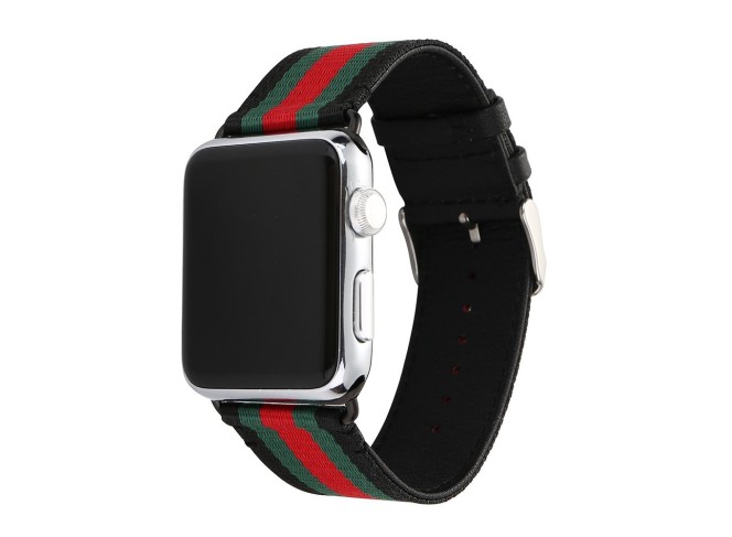 Pulseira de Nylon para Apple Watch Gucci Style (Cores)