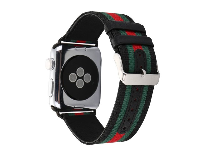 Pulseira de Nylon para Apple Watch Gucci Style (Cores)