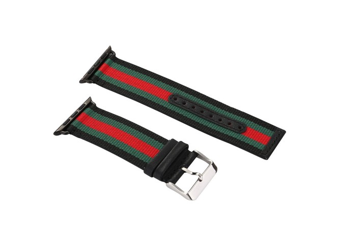 Pulseira de Nylon para Apple Watch Gucci Style (Cores)