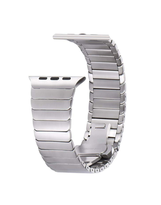 Pulseira de Aço Inox para Apple Watch Slim Silver