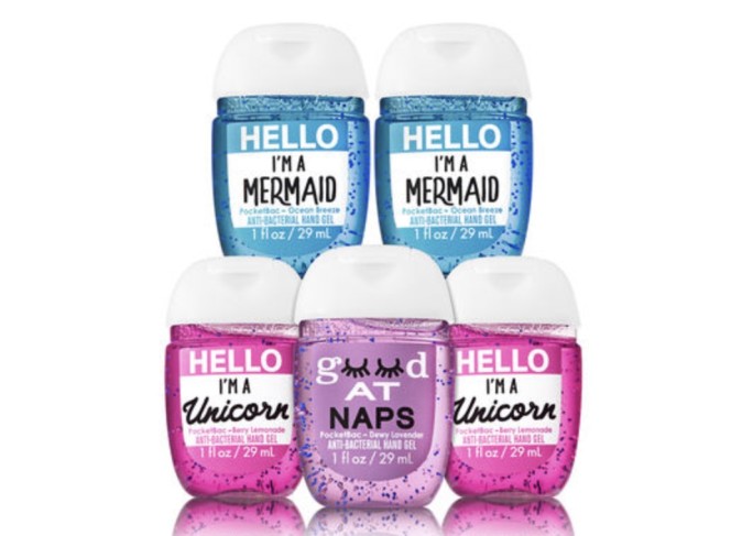 Bath & Body Works Kit  de 5 Álcool Gel (Fragrâncias)