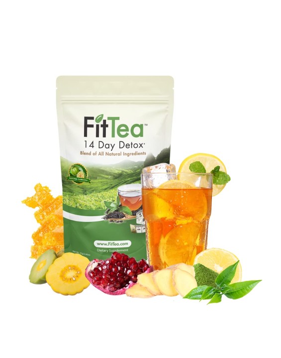 Fit Tea Chá Detox para Perda de Peso 14 Dias
