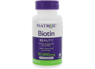Nature's Bounty Suplemento Biotin 10000mcg (100 Cápsulas)
