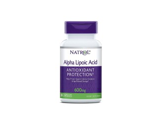 Natrol Suplemento Ácido Lipoico Alpha Lipoic Acid 600mg (30 Cápsulas)