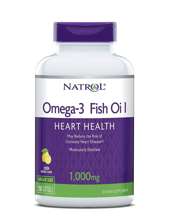 Natrol Suplemento De Omega 3 Óleo De Peixe Fish Oil 1000mg (150 Comprimidos)