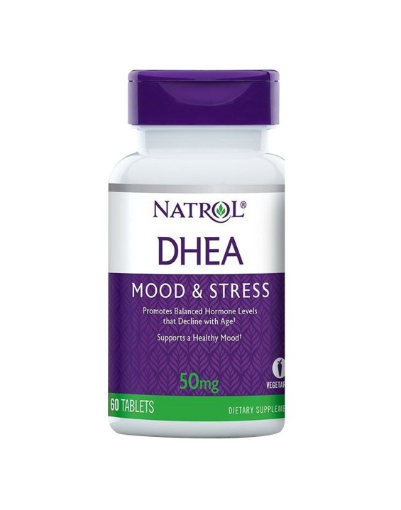 Natrol Suplemento DHEA 50mg (60 Comprimidos)