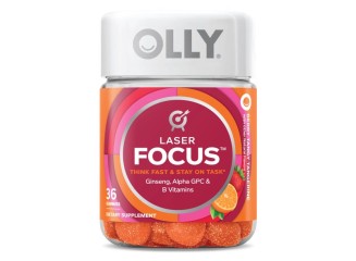 Olly Suplemento Vitamínico em Balas Gummies Laser Focus (Contém 36)