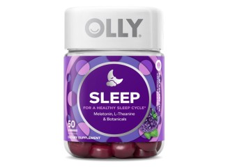 Olly Suplemento de Melatonina em Balas Gummies Sleep 3mg (Contém 50)