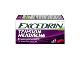 Excedrin Analgésico Tension Headache Alívio Rápido Sem Aspirina (Contém 24)