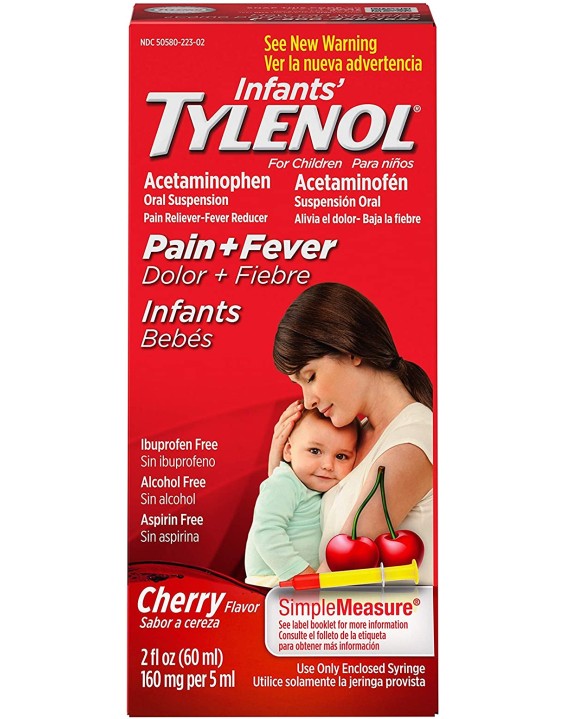 Tylenol Analgésico Líquido Infantil Sabor Cereja 60ml
