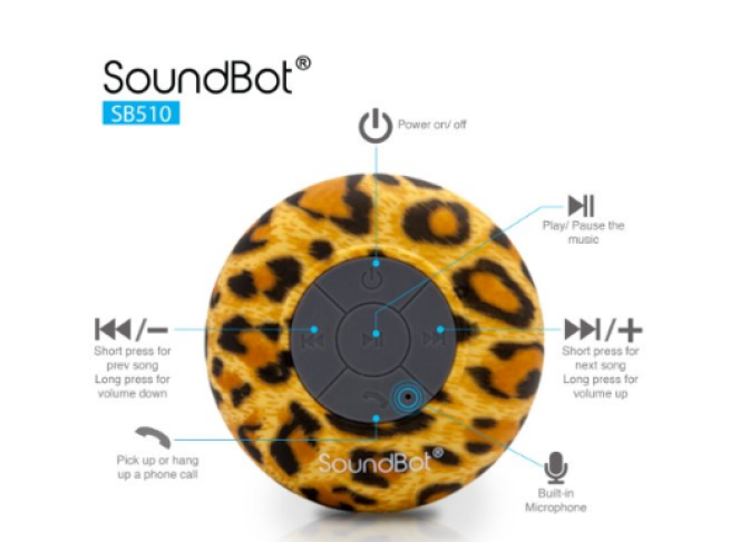 SoundBot Caixa de Som a Prova D'água (10 cores)