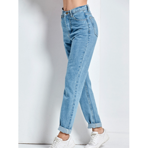 calça feminina mom jeans cintura alta