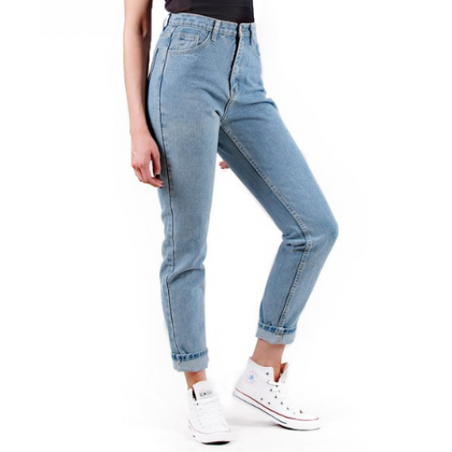 calça mom cintura alta